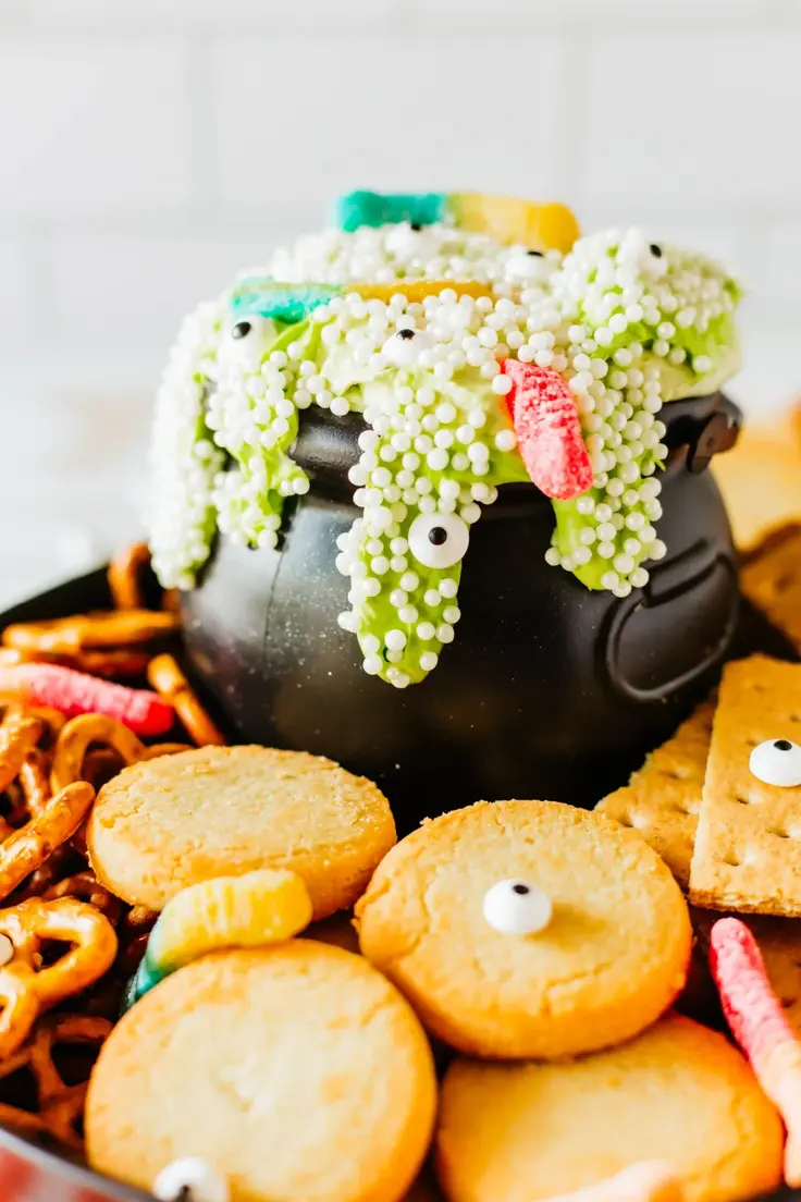 Witches Brew Halloween Dessert Dip Recipe by Fun Money Mom