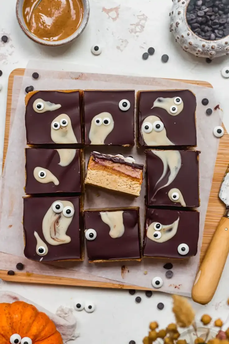 Halloween Caramel Slices Recipe by Nourishing Amy