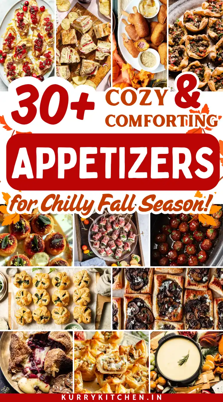 Save this image for later on pinterest to explore Fall Party Appetizer Ideas later!